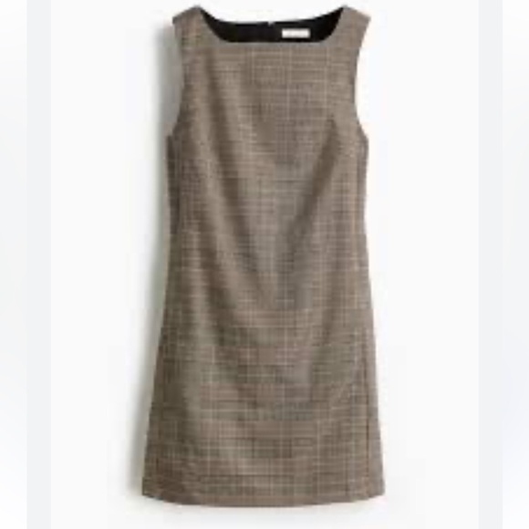 H&M Brown Plaid Mini Dress - Picture 8 of 11
